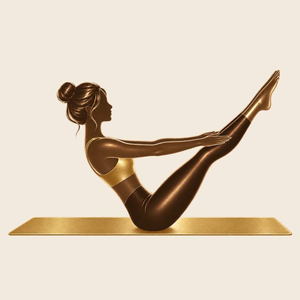 Özel ders pilates pozu